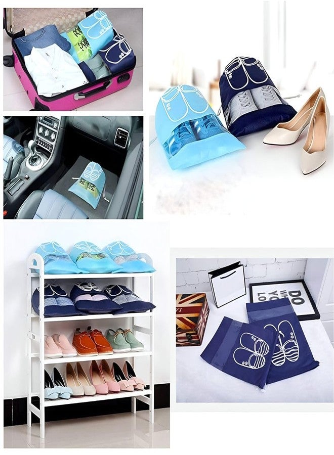 InfiniteEshop Travel Shoe Bag Organizer | Shoe Storage Pouch for Men & Women | Dustproof Shoe Cover for Luggage & Closet | Travel Accessories | Pack of 5 - Image 5